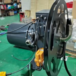 China 10 Ton Single Girder Ton Retractable Hose Reel 250A Cable Reel Drum wholesale