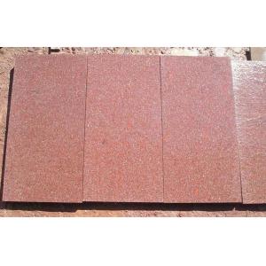 China Red flamed granite tile supplier