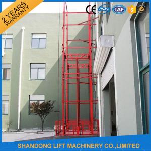 China Guide Rail Chain Hydraulic Elevator Lift , Home Cargo Double Cylinder Hydraulic Lift supplier