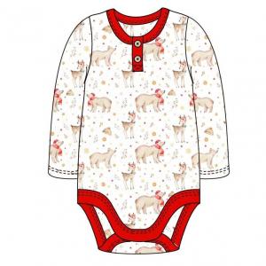 Christmas baby infant romper bodysuit cotton printing cute baby clothes christmas Baby Romper