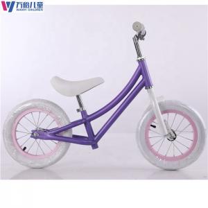 Aluminum Plastic 2 Wheel Bicycle With No Pedals 12 Inch