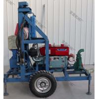 China Drilling Depth 150m-200m Small Trailer Drilling Rig Water Well Drilling Rig on sale