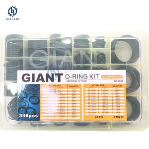 Excavator Customize Any Shape Size CATEEEE GIANT O Ring Box Nitrilec Nbr Fkm Silicone Epdm Giant O-Ring Kit
