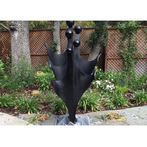 Customized Size Abstract Family Sculpture , Outdoor Metal Lawn Sculptures