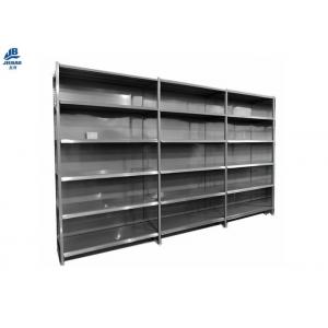 China Space Saving Supermarket Shelf Rack , Metal Retail Shelving Systems supplier