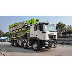 China 9m3 Concrete Pump Mixer Truck 28m Max Speed 82km/h and Diesel Fuel for Construction supplier