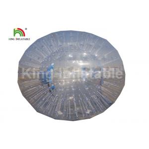 Air Tight Transparent 1.2m Diameter Inflatable Zorb Ball For Rolling Down