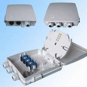 China Indoor 8 Cores Ftth Terminal Box Fiber Optic Wall Mounting With Plc Splitter / Pigtail And Adapters supplier