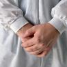 breathable Waterproof Disposable Protective Coverall Soft Hand Feeling Prevent Pollution