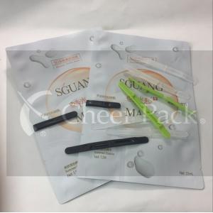 Black Plastic Bag Clips For Mask Bag , Plastic Seal Clips Size Customized