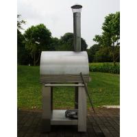 China 410C CSA Steel Wood Fired Oven , Outdoor Wood Stove With Pizza Oven on sale