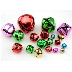 colorful small metal cross jingle bells holiday decorations ornament supplier