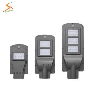 China High Lumen 3535 Solar Outdoor Lamp IP65 Waterproof  All In One Solar Panel Led Street Light 20W 40W 60W supplier