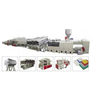 High speed WPC Furniture Wood Board Double Screw Extruder stable running