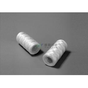 Sprial PP Cotton String Wound Cartridge , Glass Fiber Poly Wound Filter Cartridge