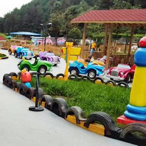 Funny Kids Amusement Ride , Indoor Amusement Rides Driving Traffic Town