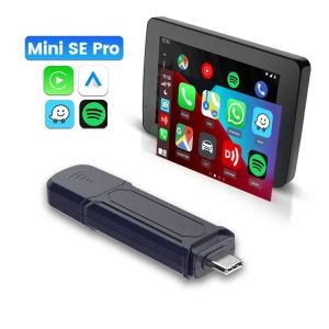 China Se Pro More Apps Musique GPS Carlinkit Adaptateur USB Mini Sans Fil CarPlay Universel Double Canal Android Auto Ai Box wholesale