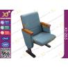 China Molded Foam Low Back Auditorium Seat Chairs With MDF Writing Pad Spring Return wholesale