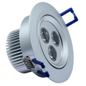 China 導かれた3*1W高い発電Epistar/Bridgelux 240 Lm純粋で白いDimmableは天井灯を引込めました wholesale