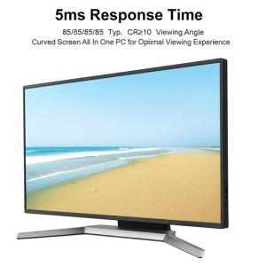 China 5ms Response Time and 85/85/85/85 Typ. CR≥10 Viewing Angle Curved Screen All In One PC for Optimal Viewing Experience wholesale