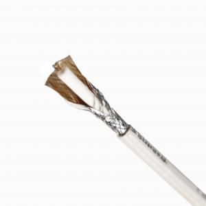 RG59 Flexible Coaxial Cable OFC Conductor 50/75 Ohm AM/TC Braiding Aluminum Foil Shield