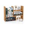 China Adjustable Desktop Bamboo Display Shelf Rack Multipurpose wholesale