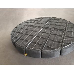 China Filtro líquido inoxidable del gas del alambre de acero 100m m Mesh Pad Mist Eliminator For supplier