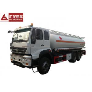 China 6x4 Fuel Oil Truck , Safe Driving Gasoline Delivery Truck Full Air Suspension System wholesale