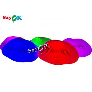 China 60cm Advertising Hanging Airtight Led Lighting Cloud Inflatable With Logo Printing supplier