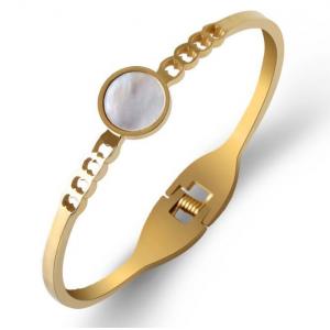 Simple Elegance Fashion Jewelry colorful Stainless Steel Bangle Bracelet For Women Ladies Jewellery Bangle