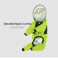 Breathable Lightweight Dog Raincoat Hooded Poncho