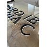 Custom led backlit stainless steel signs channel letters laser cutting