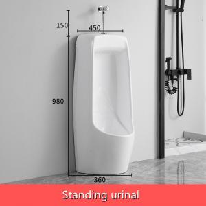 China Western Design Men'S Urinal Bowl Ceramic White Sanitary Ware Bathroom supplier