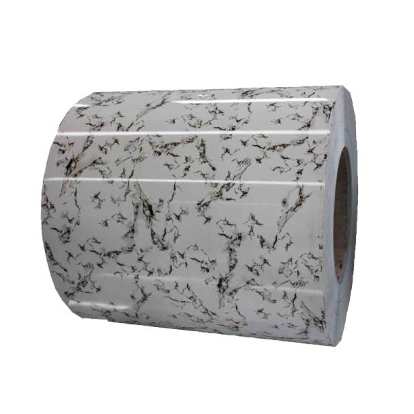 PCM Marble Granite Steel Sheet Coil PVDF Printech Color Coil 50-Year Warranty Color Coated Coil