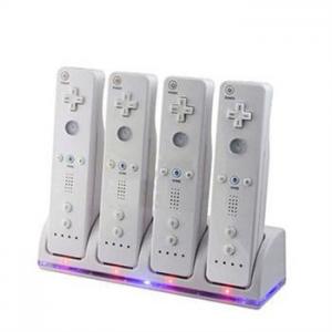 Portable Wii Controller With 1800mAh Ni - MH Battery, 4pcs Charge Ports