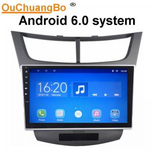 China Ouchuangbo car radio multi media stereo android 6.0 for Chevrolet Sail with 3g wifi gps navigation dual zone 4*45 Watts supplier