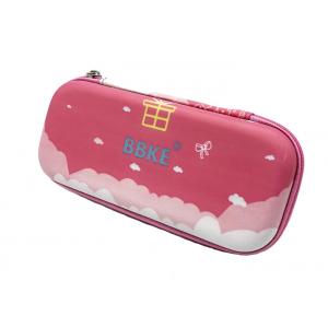 China Pink Color Eva Pencil Case With Custom Printing And Color For School And Kids supplier