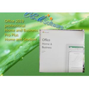 DVD Box Microsoft Office Home And Business 2019 Fpp Package Retail Key