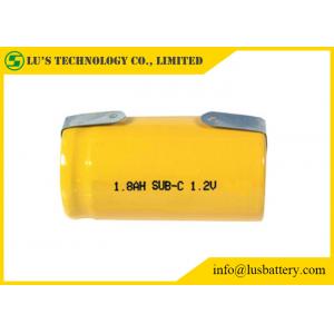 China SC1800mah 1.2V Nickel Cadmium Battery NICD Charger Cylindrical Cell Type supplier