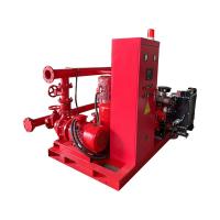 China Large Capacity Emergency Fire Water Pump System Standard Inlet / Outlet Diameter on sale