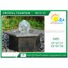 Hexagon Base Natural Stone Fountains Outdoor For Lanscape Hand Carved