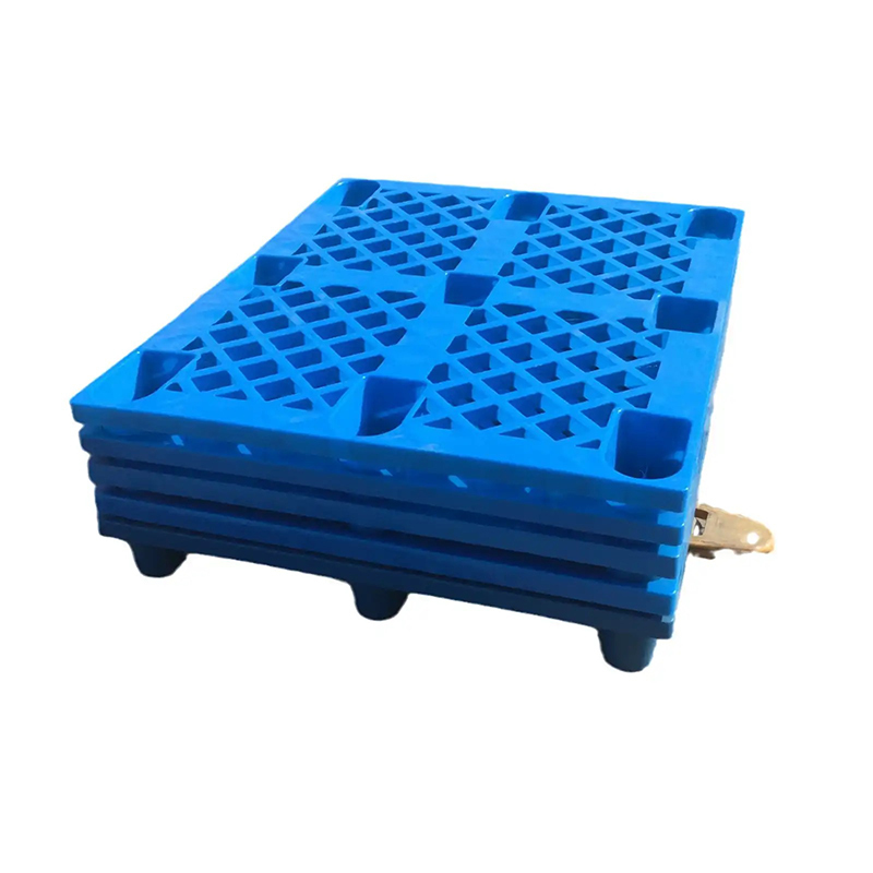 China Légère charge recyclé HDPE Neuf pieds Nestable une voie Exportation Palette en plastique 4 voies Entrée Palette en plastique supplier