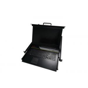 China 1 Port Rackmount KVM Drawer , Keyboard Mouse Monitor Switch With USB Interface supplier