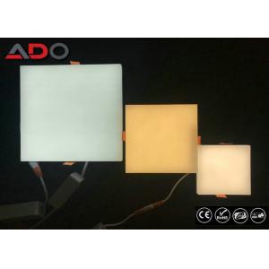 China Frame Less LED Slim Panel Light PC 12 Watt 3000K 6000K 0.9PFC Square Shape supplier