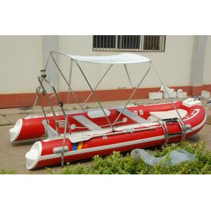 Funsor 3.9m Orca Hypalon HRIB-390 inflatable boat with YAMAHA motor red color