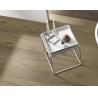 Coffee Grey Porcelain Wood Effect Tiles Good Abrasion Resistance Easy Clean