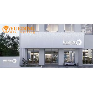 China カスタムモダンアルミカーテンウォールパネル構造湾曲ファサードクラッディング wholesale