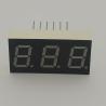 China Triple Digit Pure Green 7 Segment LED Display Common Cathode wholesale
