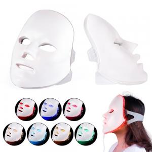 10W LED Face Mask PDT Photon 7 Colors Shield Facial Mask Led Light Therapy