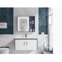 China Powder Rooms Hanging Bathroom Cabinet Modern Sleek Minimalist Design on sale
